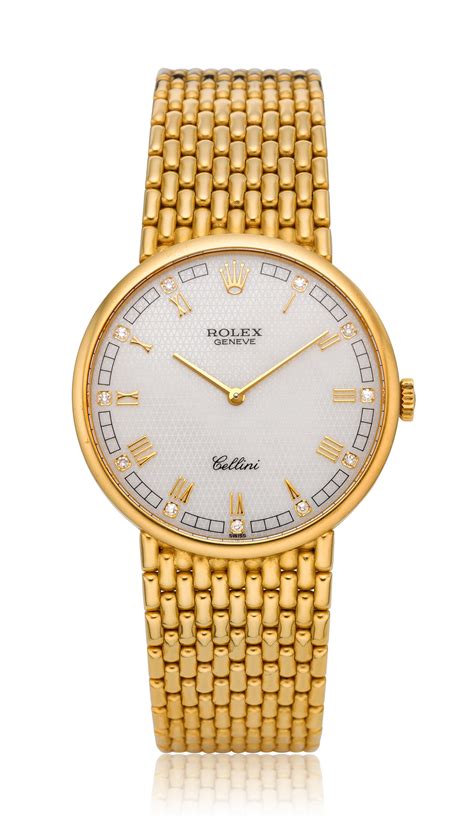 rolex cellini gold